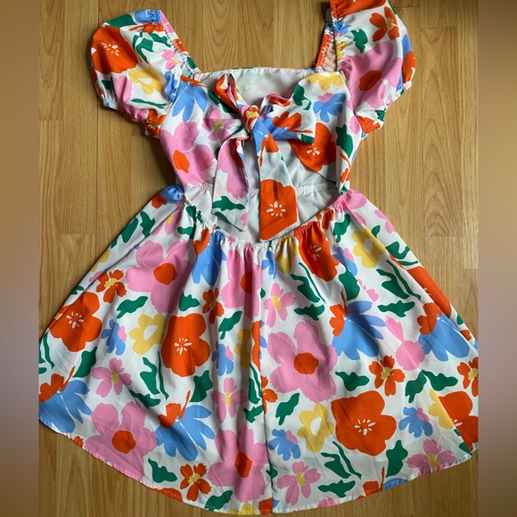 Floral Multi Color Spring Dress - Picture 2 of 5